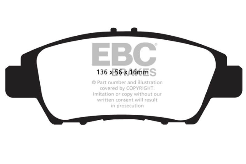 EBC DP22041 Greenstuff 2000 Series Sport Disc Brake Pads For Honda CR-Z NEW