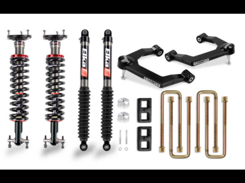 Cognito 19-24 Chevy/GMC Silv/Sierra 1500 2WD/4WD 3in Perf Leveling Lift Kit w/ Elka 2.0 IFP Shocks - 210-P1137