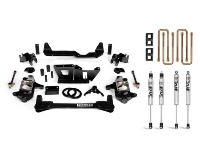 Cognito 01-13 Chevy/GMC Silv/Sierra 2500/3500 HD 2WD/4WD 4in Std Lift Kit w/ Fox PS 2.0 IFP Shocks - 110-P0785