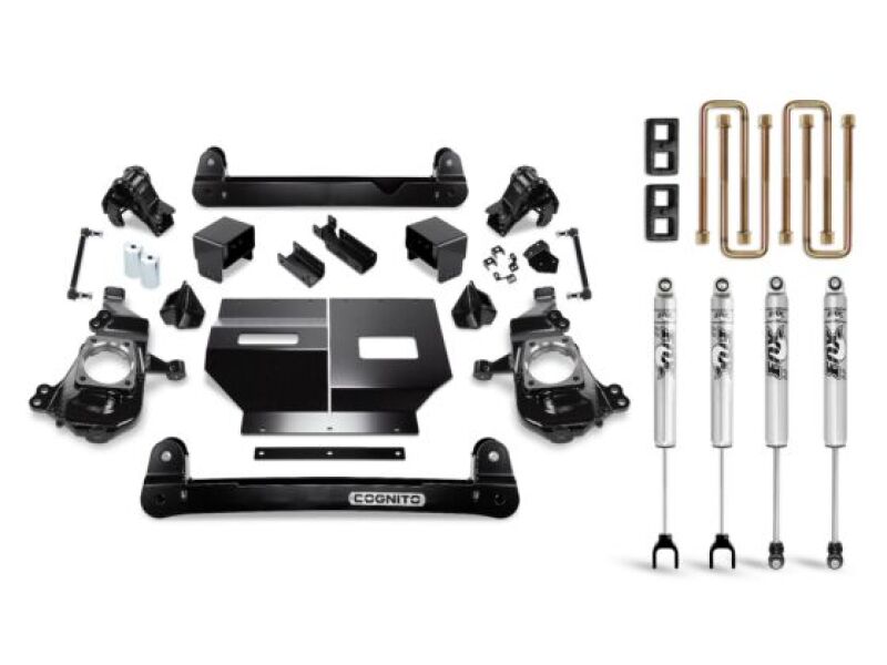 Cognito 20-24 Chevy/GMC Silverado/Sierra 2500/3500 HD 2WD/4WD 4in Std Lift Kit w/ Fox PS 2.0 IFP - 110-P0890