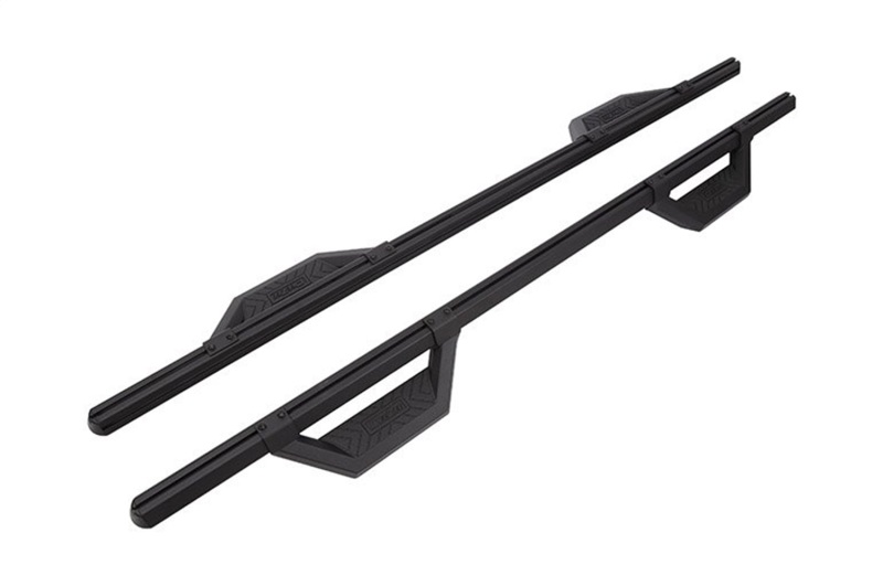 Deezee 99-23 Chevrolet/GMC/Dodge/Ford Full Size Truck Hex Cast - Crew Cab Side Steps (Txt Blk) - DZ66321CTB