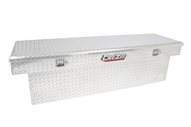 Deezee Universal Tool Box - Red Crossover - Single Lid BT Alum Full Size (Deep) - DZ8170D