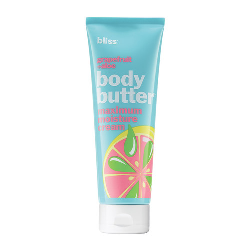 BLISS GRAPEFRUIT + ALOE BODY BUTTER MAXIMUM MOISTURE CREAM 1 OZ BLISS GRAPEFRUIT + ALOE BODY BUTTER MAXIMUM MOISTURE CREAM 1 OZ