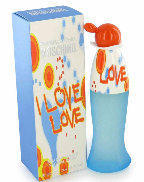 MOSCHINO I LOVE LOVE 3.4 EAU DE TOILETTE SPRAY MOSCHINO I LOVE LOVE 3.4 EAU DE TOILETTE SPRAY