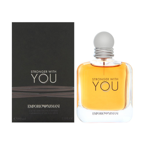 ARMANI EMPORIO STRONGER WITH YOU 3.4 EAU DE TOILETTE SPRAY FOR MEN ARMANI EMPORIO STRONGER WITH YOU 3.4 EAU DE TOILETTE SPRAY FOR MEN