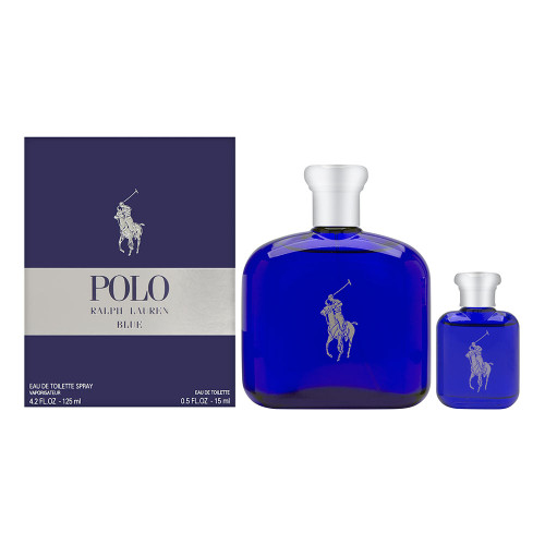 POLO BLUE 2 PCS SET FOR MEN: 4.2 EAU DE TOILETTE SPRAY + 0.5 OZ EAU DE TOILETTE POLO BLUE 2 PCS SET FOR MEN: 4.2 EAU DE TOILETTE SPRAY + 0.5 OZ EAU DE TOILETTE