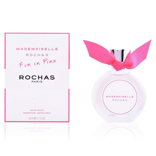 MADEMOISELLE ROCHAS FUN IN PINK 1.7 EAU DE TOILETTE SPRAY FOR WOMEN