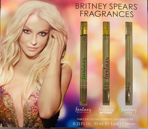 FANTASY BRITNEY SPEARS 3 PCS 3*10ML EAU DE PARFUM SPRAY SET FOR WOMEN: FANTASY + FANTASY INTENSE + FANTASY SHEER FANTASY BRITNEY SPEARS 3 PCS 3*10ML EAU DE PARFUM SPRAY SET FOR WOMEN: FANTASY + FANTASY INTENSE + FANTASY SHEER