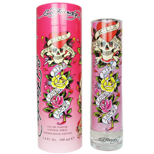 ED HARDY 3.4 EAU DE PARFUM SPRAY FOR WOMEN ED HARDY 3.4 EAU DE PARFUM SPRAY FOR WOMEN