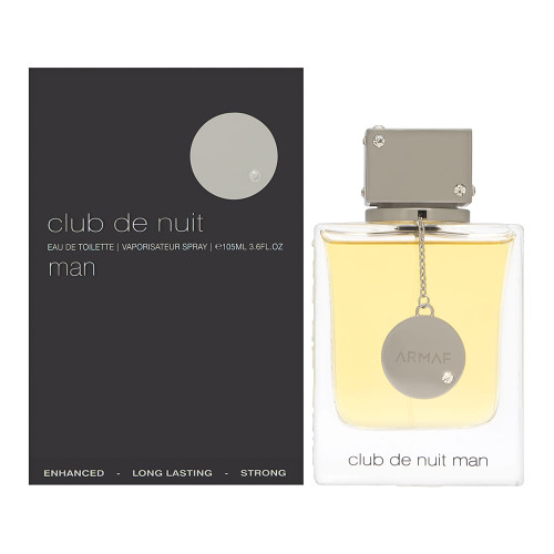 ARMAF CLUB DE NUIT 3.6 EAU DE TOILETTE SPRAY FOR MEN.