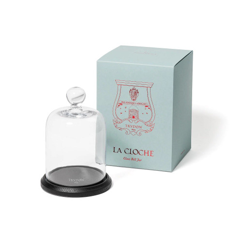 TRUDON LA CLOCHE GLASS BELL JAR WITH STAND