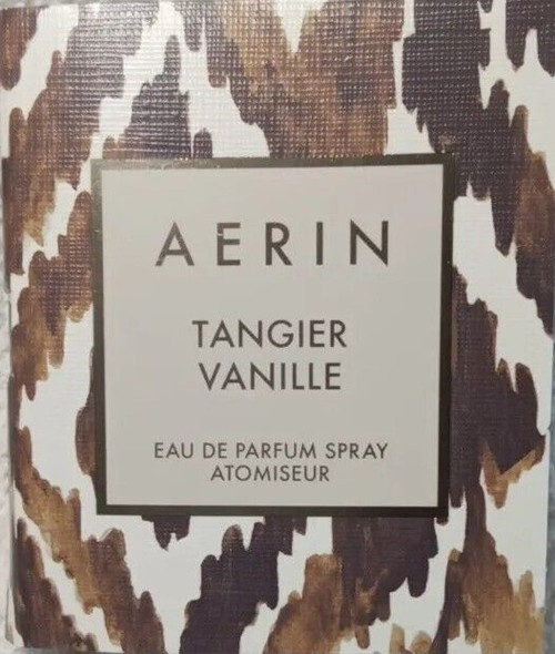 AERIN TANGIER VANILLE 0.07 EAU DE PARFUM SPRAY VIAL FOR WOMEN AERIN TANGIER VANILLE 0.07 EAU DE PARFUM SPRAY VIAL FOR WOMEN