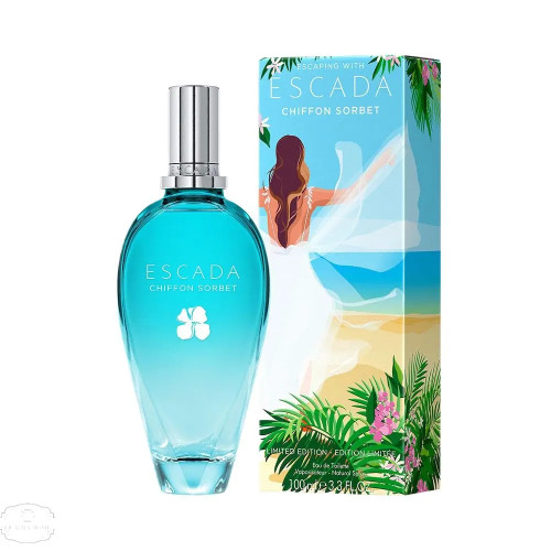 ESCADA CHIFFON SORBET 3.3 EAU DE TOILETTE SPRAY FOR WOMEN ESCADA CHIFFON SORBET 3.3 EAU DE TOILETTE SPRAY FOR WOMEN