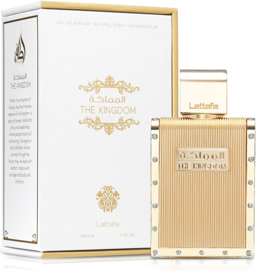 LATTAFA THE KINGDOM 3.4 EAU DE PARFUM SPRAY FOR MEN LATTAFA THE KINGDOM 3.4 EAU DE PARFUM SPRAY FOR MEN
