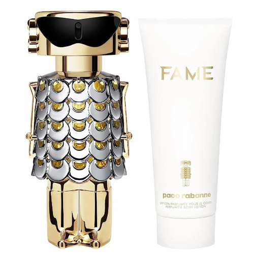 PACO RABANNE FAME 2 PCS SET FOR WOMEN: 1.7 EAU DE PARFUM SPRAY + 2.5 BODY LOTION PACO RABANNE FAME 2 PCS SET FOR WOMEN: 1.7 EAU DE PARFUM SPRAY + 2.5 BODY LOTION