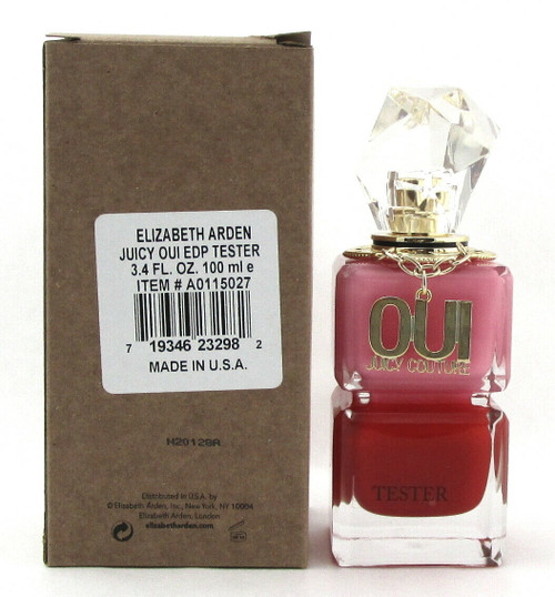 JUICY COUTURE OUI TESTER 3.4 EAU DE PARFUM SPRAY JUICY COUTURE OUI TESTER 3.4 EAU DE PARFUM SPRAY