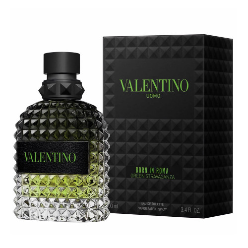 VALENTINO UOMO BORN IN ROMA GREEN STRAVAGANZA 3.4 EAU DE TOILETTE SPRAY VALENTINO UOMO BORN IN ROMA GREEN STRAVAGANZA 3.4 EAU DE TOILETTE SPRAY