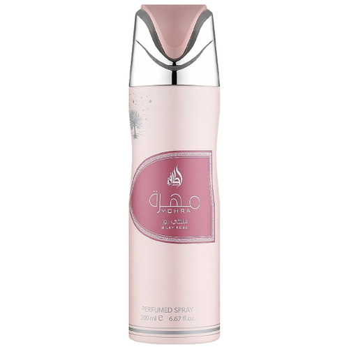 LATTAFA MOHRA SILKY ROSE 6.7 PERFUMED SPRAY LATTAFA MOHRA SILKY ROSE 6.7 PERFUMED SPRAY