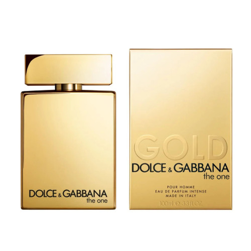 DOLCE & GABBANA THE ONE GOLD INTENSE 3.3 EAU DE PARFUM SPRAY FOR MEN DOLCE & GABBANA THE ONE GOLD INTENSE 3.3 EAU DE PARFUM SPRAY FOR MEN