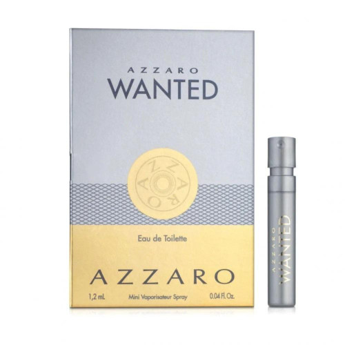 AZZARO WANTED 0.04 EAU DE TOILETTE SPRAY VIAL FOR MEN