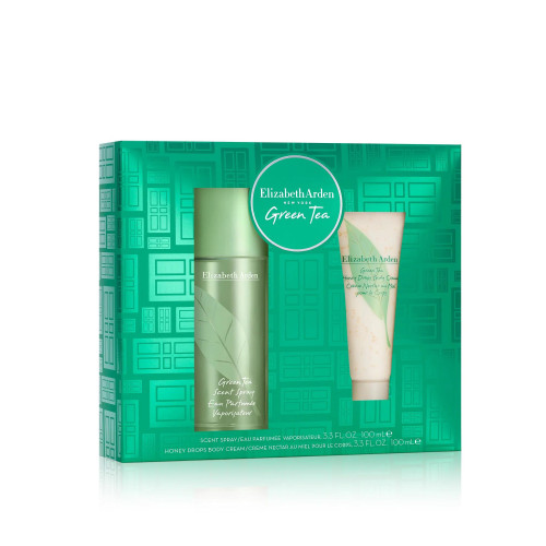 GREEN TEA 2 PCS SET: 3.3 SCENT SPRAY + HONEY DROPS 3.3 BODY CREAM GREEN TEA 2 PCS SET: 3.3 SCENT SPRAY + HONEY DROPS 3.3 BODY CREAM
