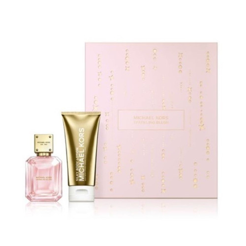 MICHAEL KORS SPARKLING BLUSH 2 PCS SET FOR WOMEN: 1.7 EAU DE PARFUM + 2.5 BODY LOTION