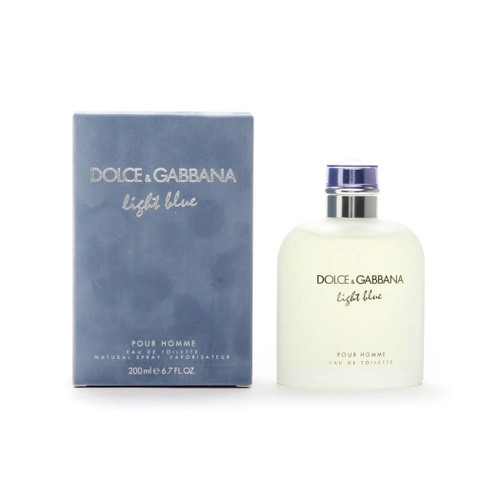 DOLCE & GABBANA LIGHT BLUE 6.7 EAU DE TOILETTE SPRAY FOR MEN..