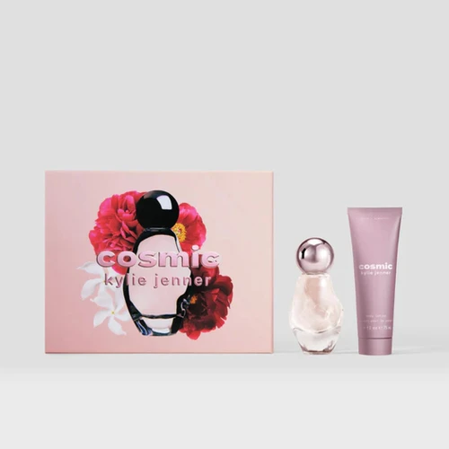 KYLIE JENNER COSMIC 2 PCS SET FOR WOMEN: 1.6 EAU DE PARFUM SPRAY + 2.5 BODY LOTION