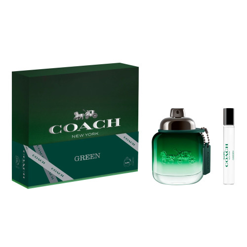 COACH GREEN 2 PCS SET FOR MEN: 2 OZ EAU DE TOILETTE SPRAY + 0.25 EAU DE TOILETTE SPRAY COACH GREEN 2 PCS SET FOR MEN: 2 OZ EAU DE TOILETTE SPRAY + 0.25 EAU DE TOILETTE SPRAY