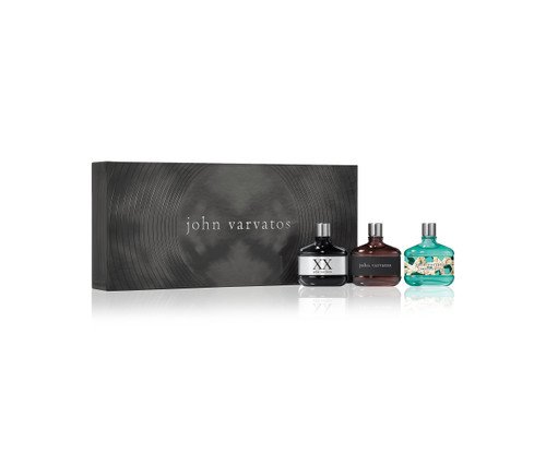 JOHN VARVATOS 3 * 15 ML EAU DE TOILETTE MINI SET FOR MEN: CLASSIC + XX + XX ARTISAN TEAL JOHN VARVATOS 3 * 15 ML EAU DE TOILETTE MINI SET FOR MEN: CLASSIC + XX + XX ARTISAN TEAL