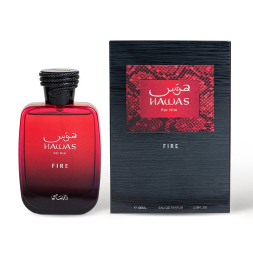 RASASI HAWAS FIRE 3.4 EAU DE PARFUM SPRAY FOR MEN RASASI HAWAS FIRE 3.4 EAU DE PARFUM SPRAY FOR MEN