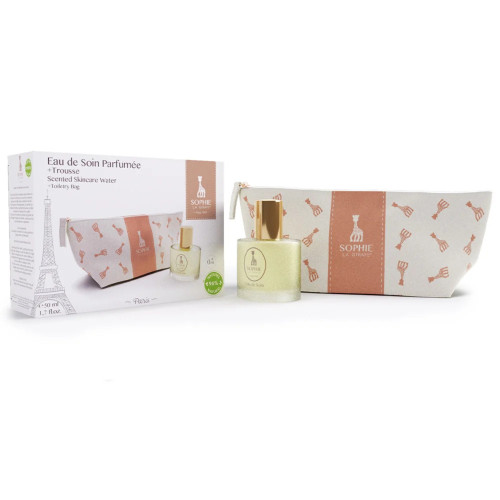 SOPHIE LA GIRAFE 2 PCS SET: 1.7 SKINCARE WATER + POUCH