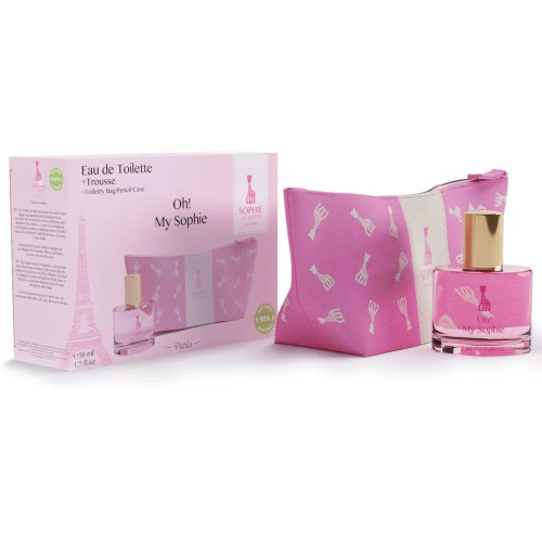 SOPHIE LA GIRAFE OH! MY SOPHIE 2 PCS SET: 1.7 EAU DE TOILETTE SPRAY + POUCH SOPHIE LA GIRAFE OH! MY SOPHIE 2 PCS SET: 1.7 EAU DE TOILETTE SPRAY + POUCH