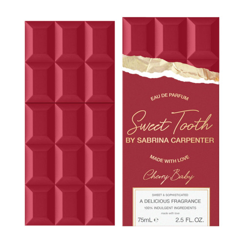 SABRINA CARPENTER SWEET TOOTH CHERRY BABY 2.5 EAU DE PARFUM SPRAY FOR WOMEN SABRINA CARPENTER SWEET TOOTH CHERRY BABY 2.5 EAU DE PARFUM SPRAY FOR WOMEN