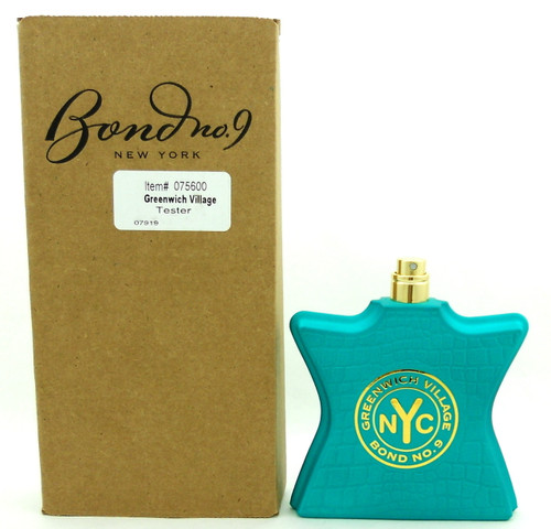 BOND NO. 9 GREENWICH VILLAGE TESTER 3.4 EAU DE PARFUM SPRAY BOND NO. 9 GREENWICH VILLAGE TESTER 3.4 EAU DE PARFUM SPRAY