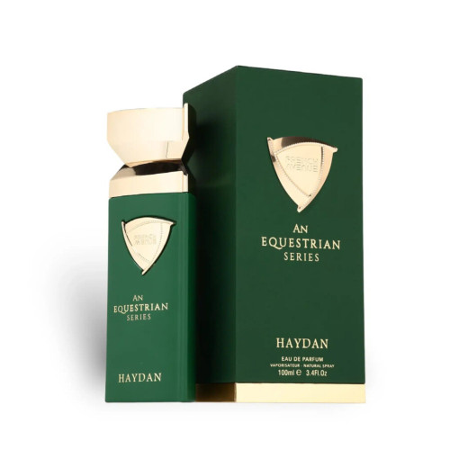FRAGRANCE WORLD FRENCH AVENUE EQUESTRIAN SERIES HAYDAN 3.4 EAU DE PARFUM SPRAY FOR MEN FRAGRANCE WORLD FRENCH AVENUE EQUESTRIAN SERIES HAYDAN 3.4 EAU DE PARFUM SPRAY FOR MEN