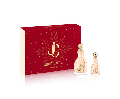 JIMMY CHOO I WANT CHOO 2 PCS SET FOR WOMEN: 3.4 EAU DE PARFUM SPRAY + 1.3 EAU DE PARFUM SPRAY