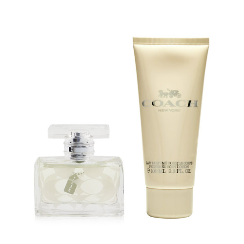 COACH SIGNATURE 2 PCS SET FOR WOMEN: 1 OZ EAU DE PARFUM SPRAY + 3.3 BODY LOTION