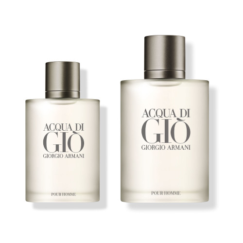 ACQUA DI GIO 2 PCS SET FOR MEN: 3.4 EAU DE TOILETTE SPRAY+ 1 OZ EAU DE TOILETTE SPRAY (HARD)