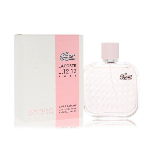 LACOSTE L.12.12 ROSE EAU FRAICHE 3.3 EAU DE TOILETTE SPRAY. LACOSTE L.12.12 ROSE EAU FRAICHE 3.3 EAU DE TOILETTE SPRAY.