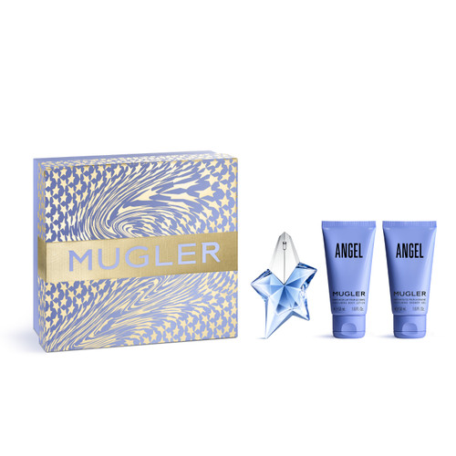 ANGEL 3 PCS SET FOR WOMEN: 0.8 EAU DE PARFUM SPRAY + 1.7 BODY LOTION + 1.7 SHOWER GEL
