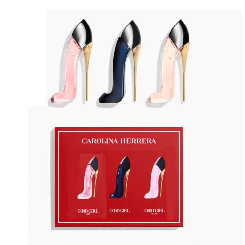 CAROLINA HERRERA 3 * 7 ML EAU DE PARFUM MINI SET: GOOD GIRL + GOOD GIRL BLUSH + VERY GOOD GIRL