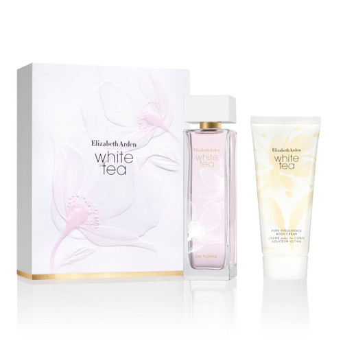 WHITE TEA EAU FLORALE 2 PCS SET FOR WOMEN: 3.3 EAU DE TOILETTE SPRAY + 3.3 PURE INDULGENCE BODY CREAM