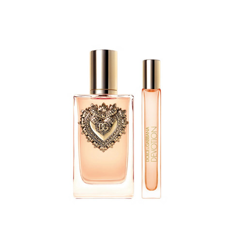 DOLCE & GABBANA DEVOTION 2 PCS SET FOR WOMEN: 3.3 EAU DE PARFUM SPRAY + 0.33 EAU DE PARFUM SPRAY..