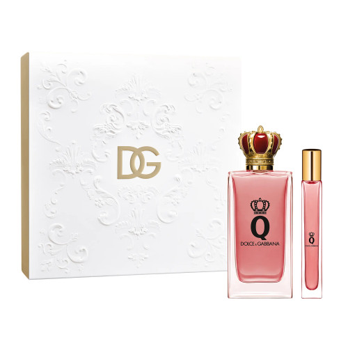 DOLCE & GABBANA "Q" 2 PCS SET: 3.3 EAU DE PARFUM SPRAY INTENSE + 0.33 EAU DE PARFUM SPRAY INTENSE