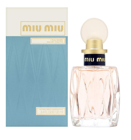MIU MIU L'EAU ROSEE 3.4 EAU DE TOILETTE SPRAY FOR WOMEN.