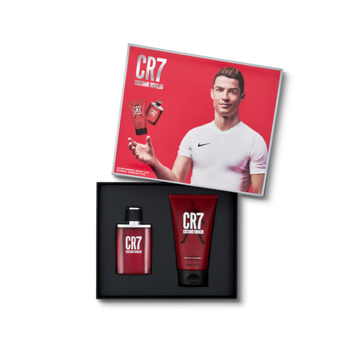 CRISTIANO RONALDO CR7 FEARLESS 2 PCS SET FOR MEN: 1 OZ EAU DE TOILETTE SPRAY + 5 OZ SHOWER GEL