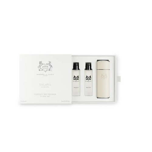 PARFUMS DE MARLY DISCOVERY DUO 2 PCS SET: VALAYA EXCLUSIF 0.16 EAU DE PARFUM SPRAY FOR WOMEN + CASTLEY 0.16 EAU DE PARFUM SPRAY MINI