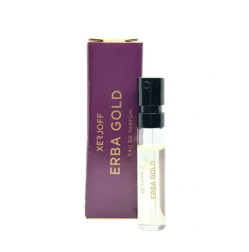XERJOFF VELVET COLLECTION - ERBA GOLD 0.06 EAU DE PARFUM SPRAY VIAL