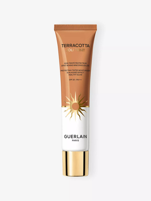 GUERLAIN TERRACOTTA 1 OZ JOLI TEINT PROTECTED TINTED MOISTURIZER #40 AMBER